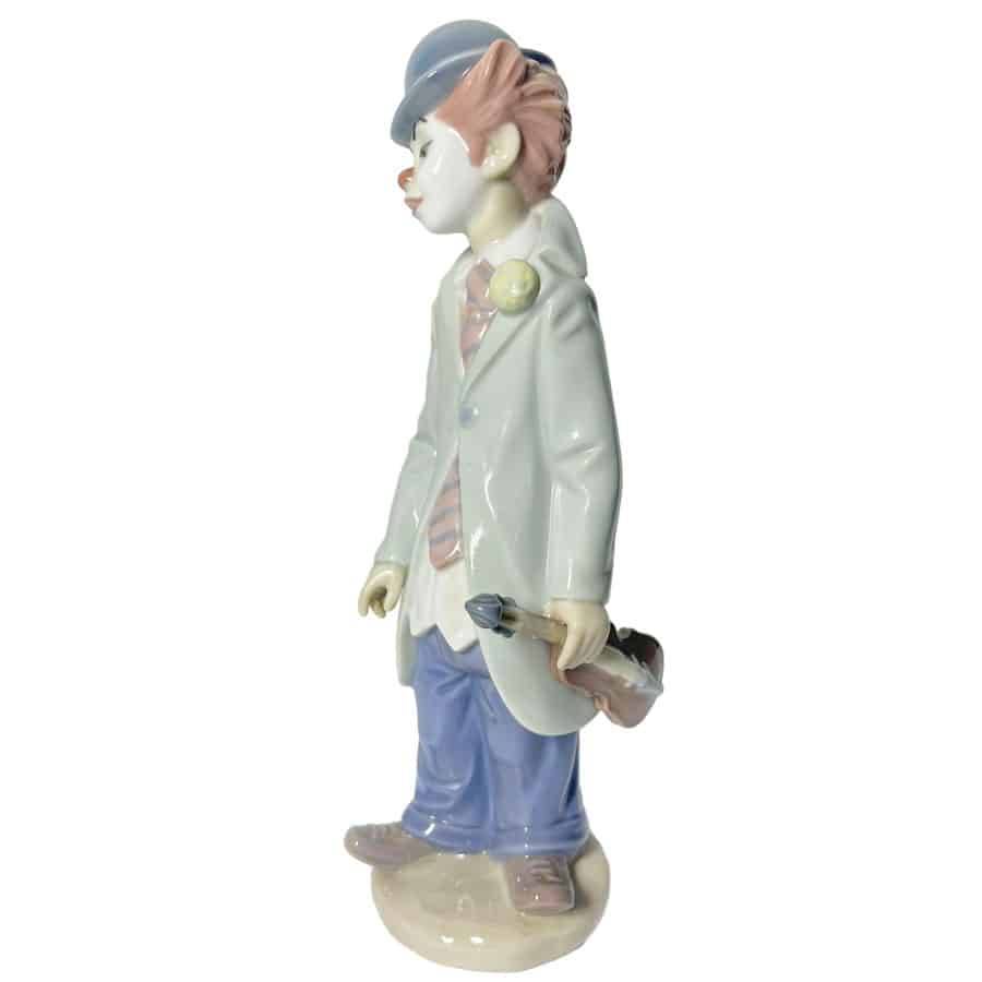 Lladro Circus Sam Clown With Violin 5472