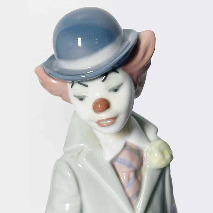 Lladro Circus Sam Clown With Violin 5472