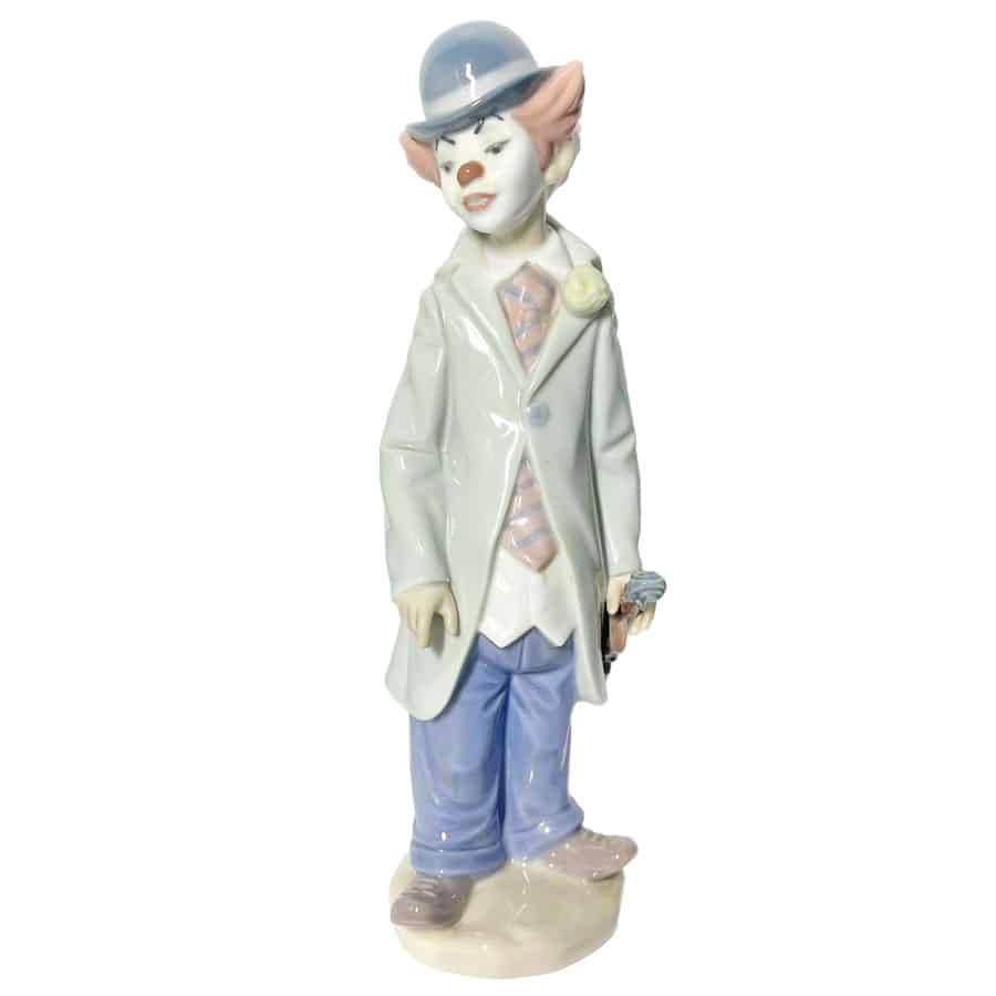 Lladro Circus Sam Clown With Violin 5472