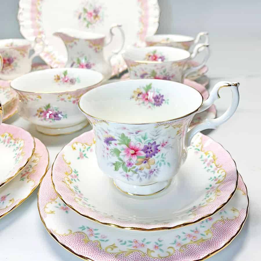 Royal Albert Serenity Tea Set 21 Piece Tea Service