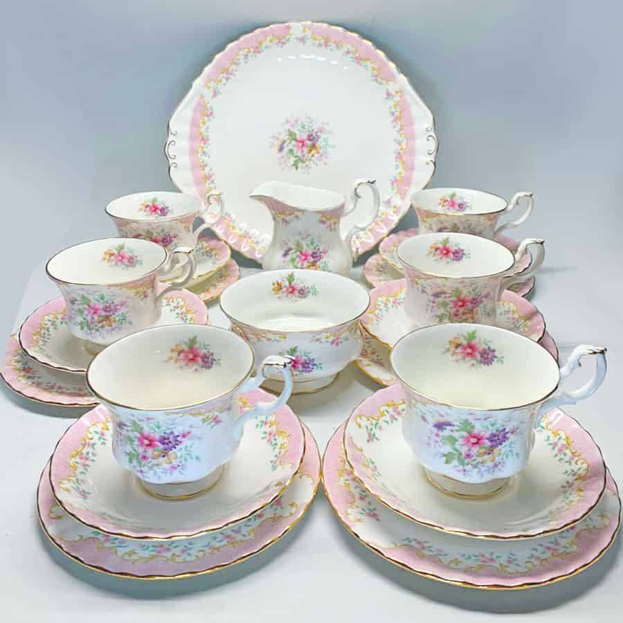 Royal Albert Serenity Tea Set 21 Piece Tea Service