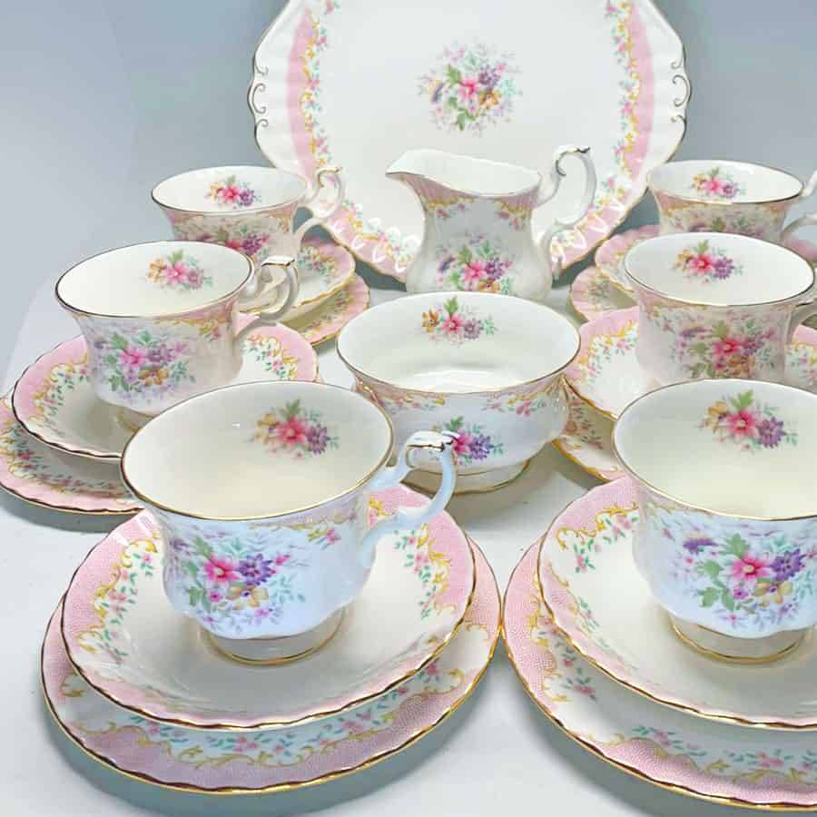Royal Albert Serenity Tea Set 21 Piece Tea Service