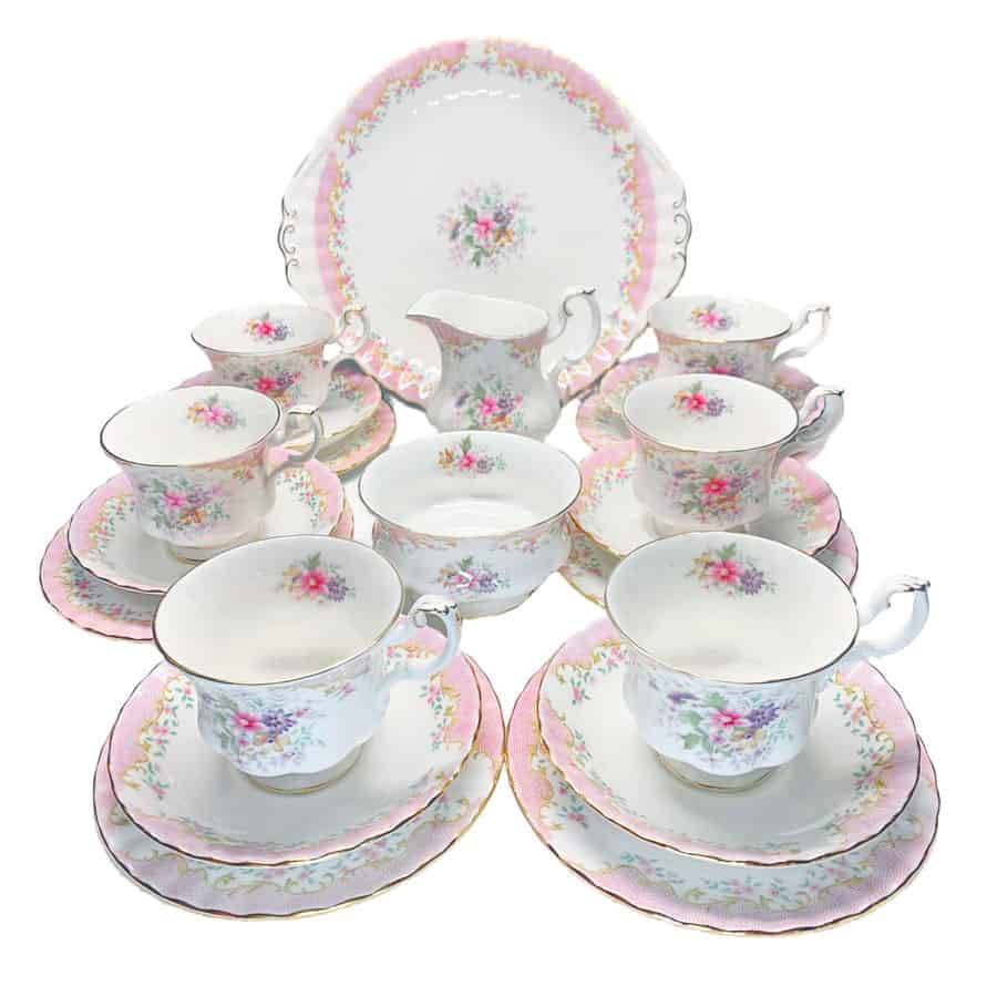 Royal Albert Serenity Tea Set 21 Piece Tea Service