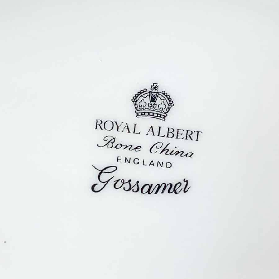 Royal Albert Gossamer Gravy Boat and Stand