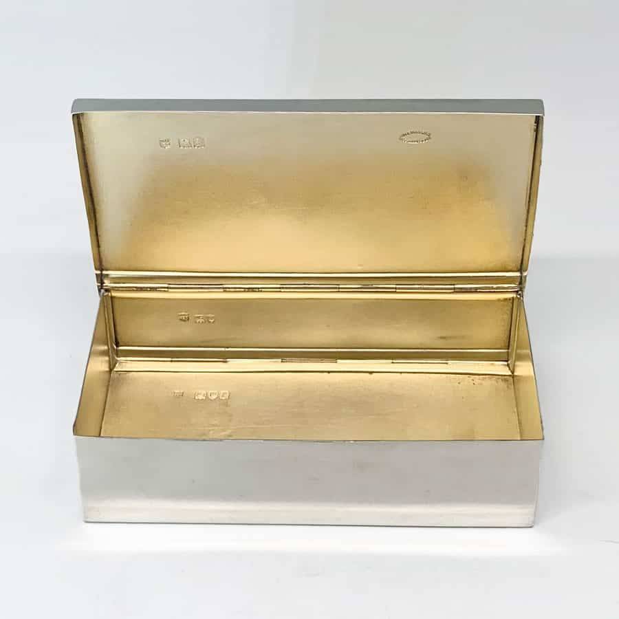 Edwardian Hallmarked Silver Hunters Lunch Box London 1901