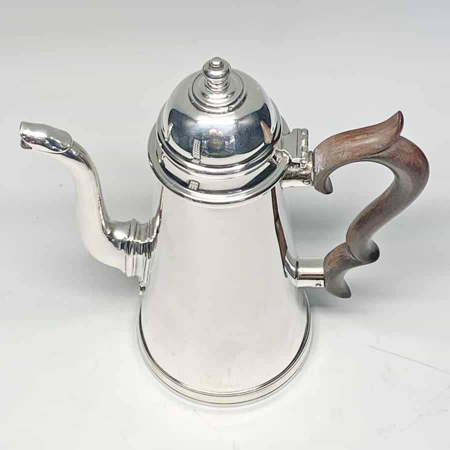 Silver Hallmarked Hot Chocolate Pot Chester 1918
