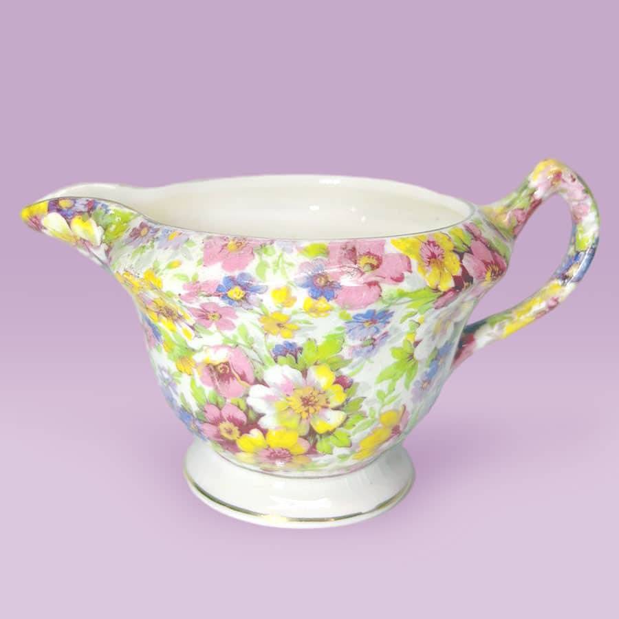 James Kent Du Barry Chintz Tea Milk Jug C1930