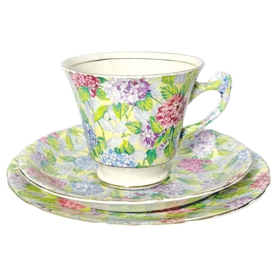James Kent Hydrangea Tea Trio