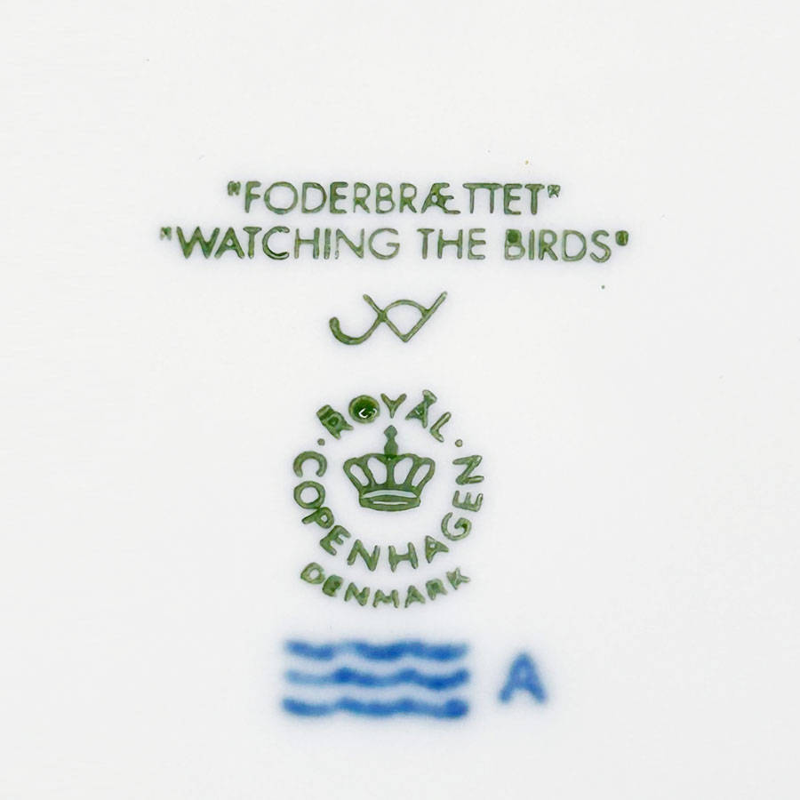 Royal Copenhagen Watching The Birds Christmas Plate 2001
