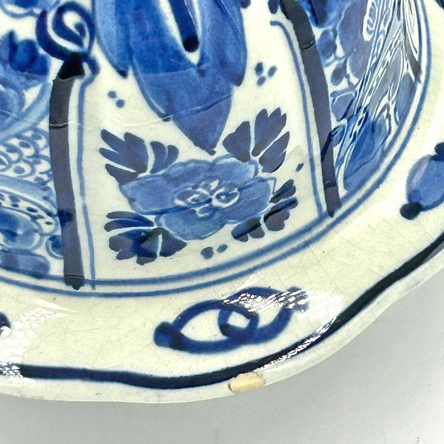 Pair Delft Dutch Blue and White Urns Theodorus van Lingen 1911