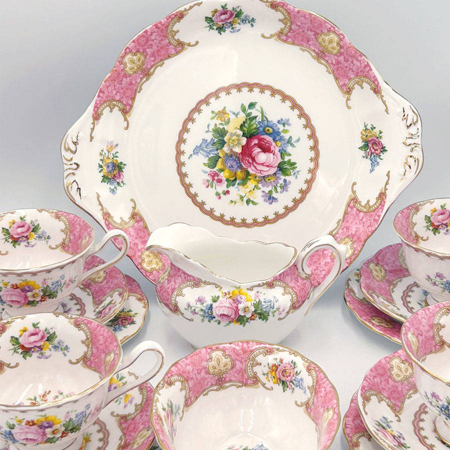 Royal Albert Lady Carlyle Pattern Tea Set