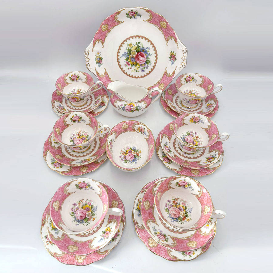 Royal Albert Lady Carlyle Pattern Tea Set