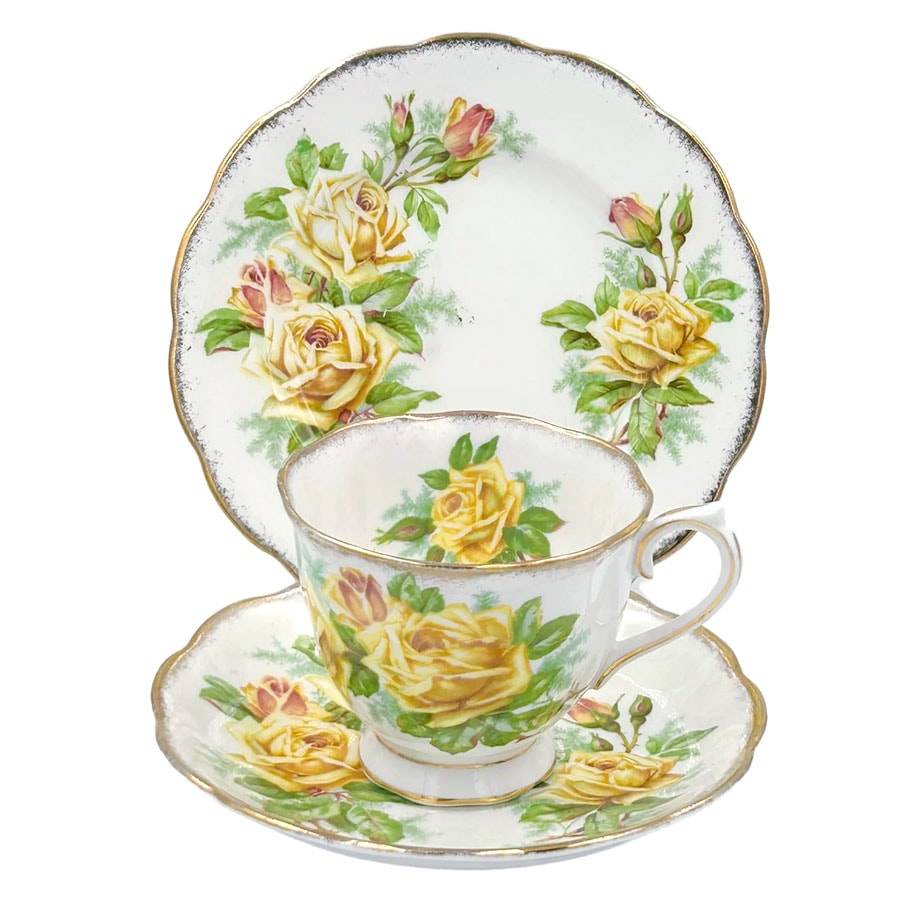 Royal Albert Tea Rose Tea Trio