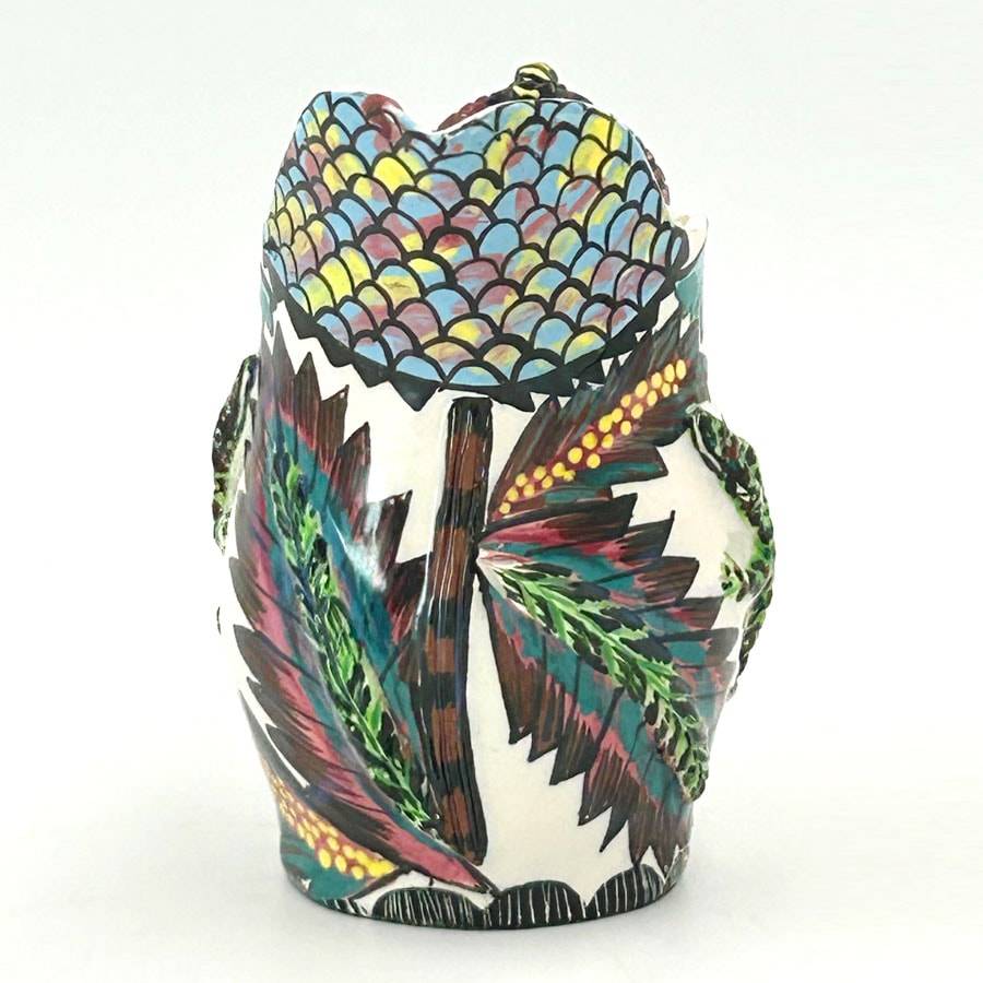 Ardmore Hand Painted Crocodile Jug Othlg