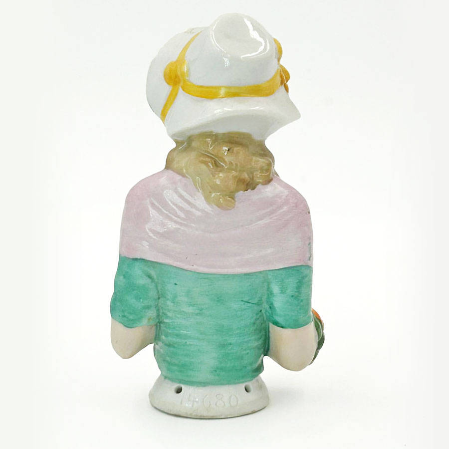 Porcelain Glazed 20th Century Half Doll