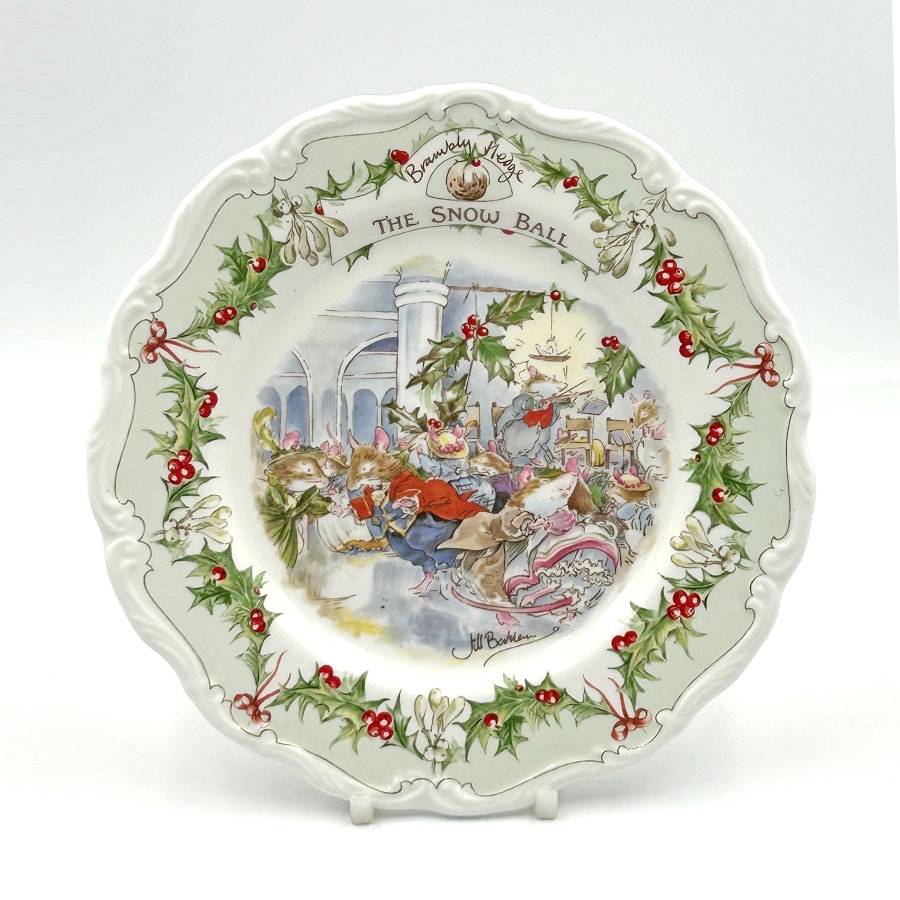 Brambly Hedge Royal Doulton Snow Ball Plate