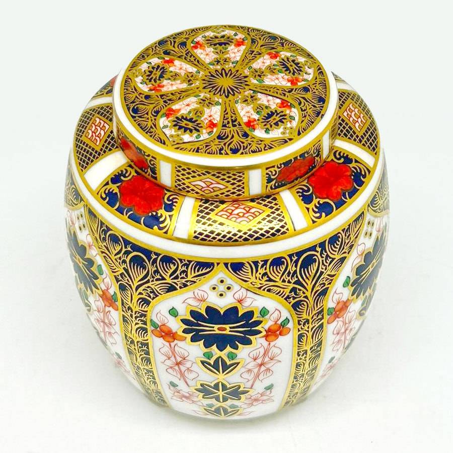 Royal Crown Derby Old Imari Ginger Jar 1128