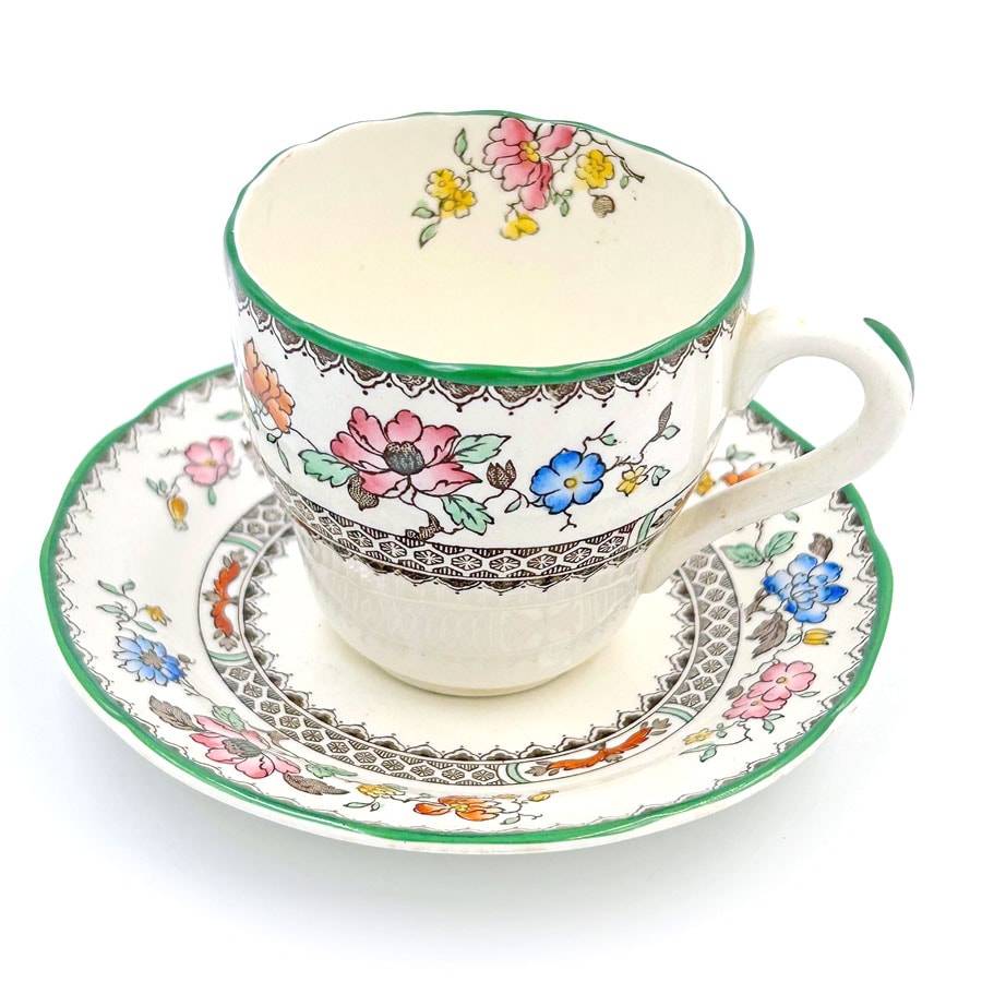 Copeland Spode Chinese Rose Coffee Demitasse