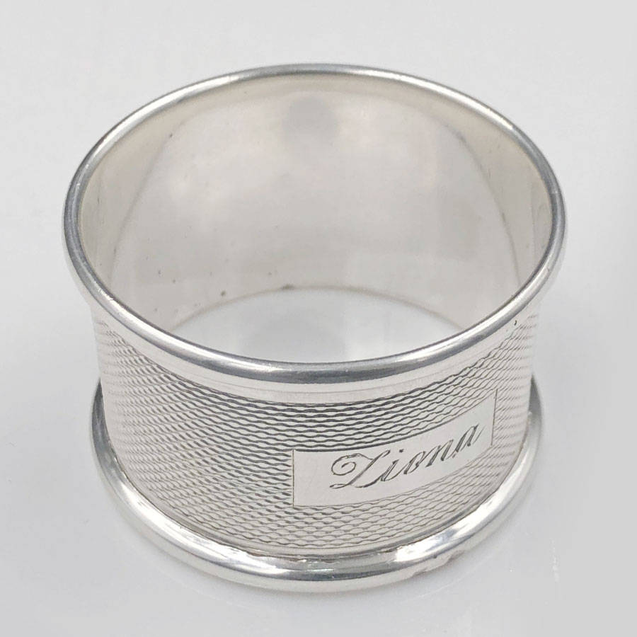 Hallmarked  Silver Birmingham 1947 Serviette Ring