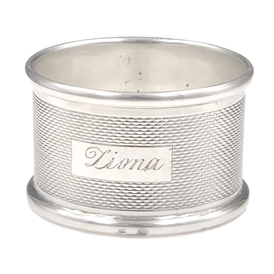 Hallmarked  Silver Birmingham 1947 Serviette Ring
