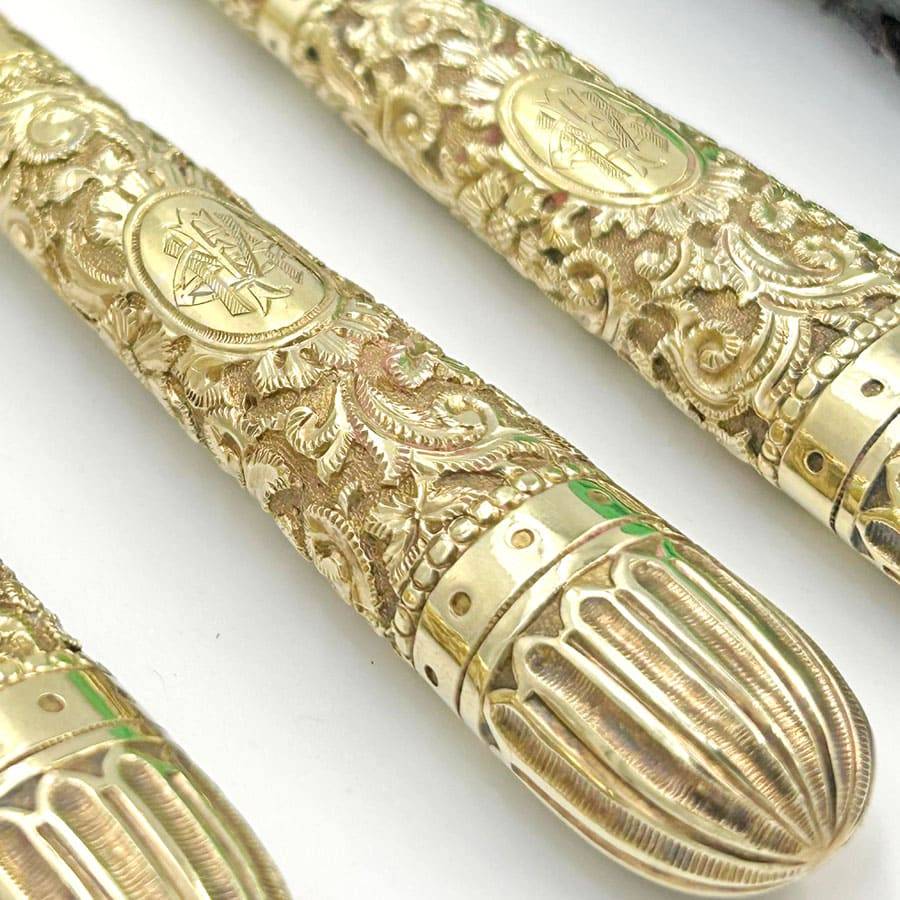Hallmarked Silver Victorian High Tea Serving Set London 1897
