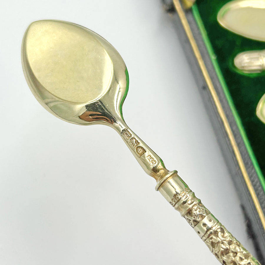 Hallmarked Silver Victorian High Tea Serving Set London 1897