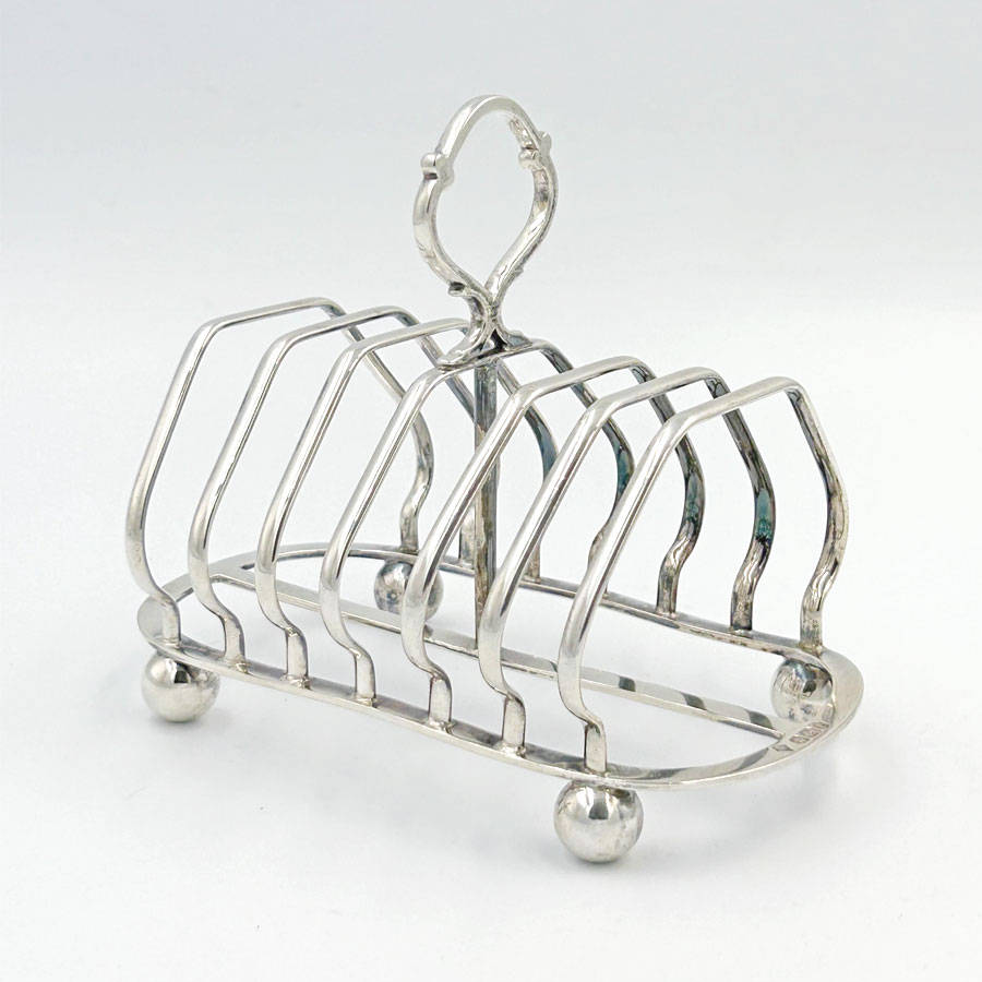 Hallmarked Silver Toast Rack Sheffield 1897