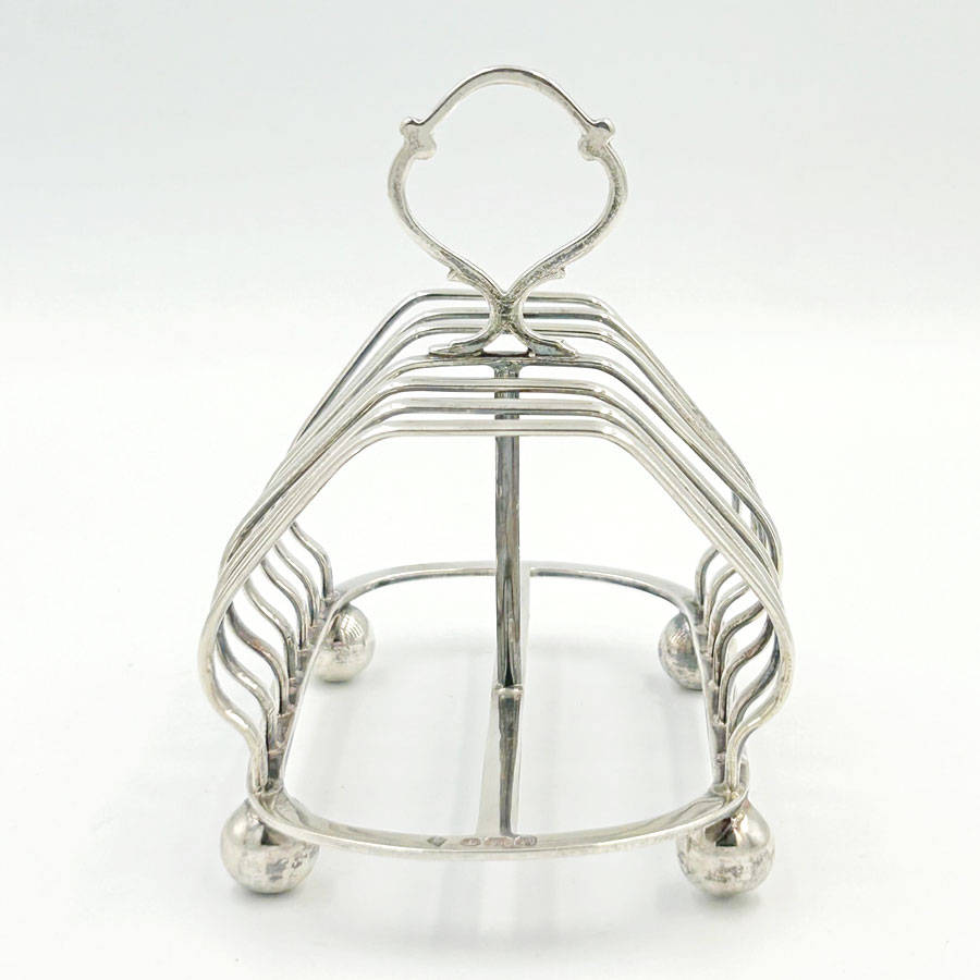 Hallmarked Silver Toast Rack Sheffield 1897