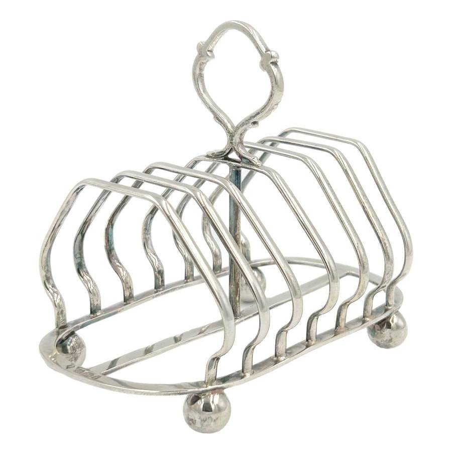 Hallmarked Silver Toast Rack Sheffield 1897