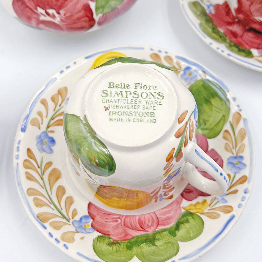 Belle Fiore Bachelor Tea Set