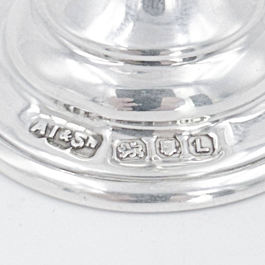 Sterling Silver Pedestal Kiddush Cup London 1946