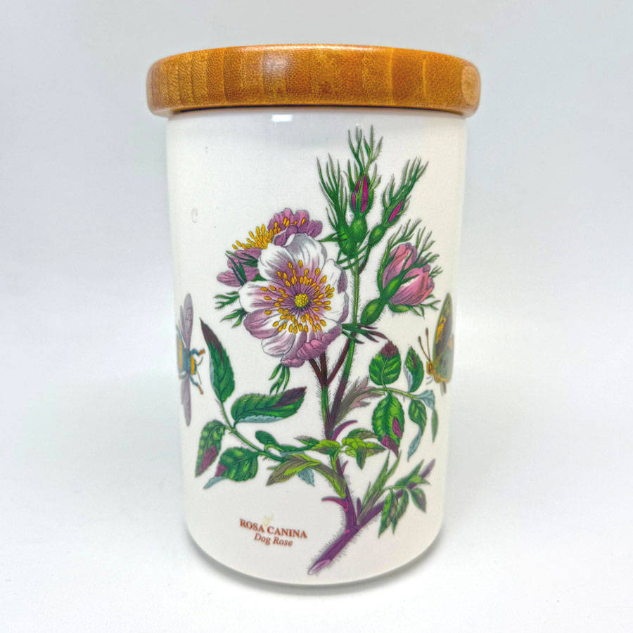 Portmeirion Botanic Garden Dog Rose Lidded Canister