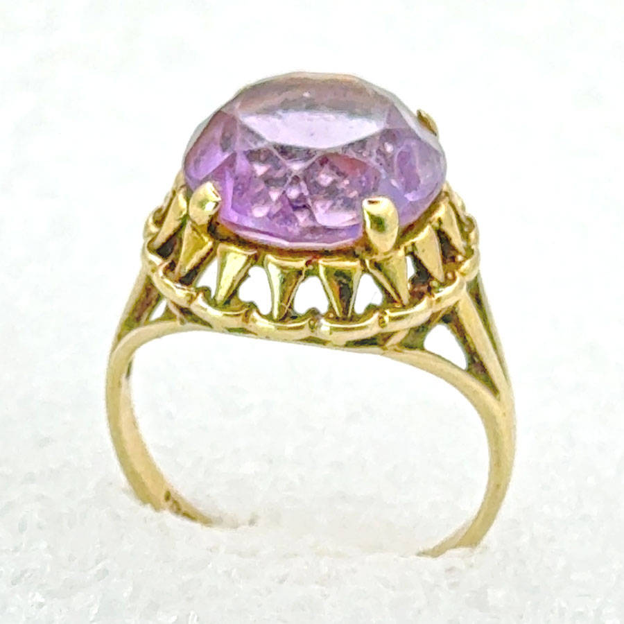 9ct Victorian Amethyst Ring