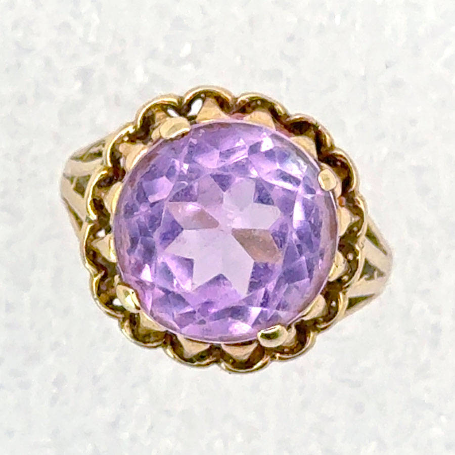 9ct Victorian Amethyst Ring