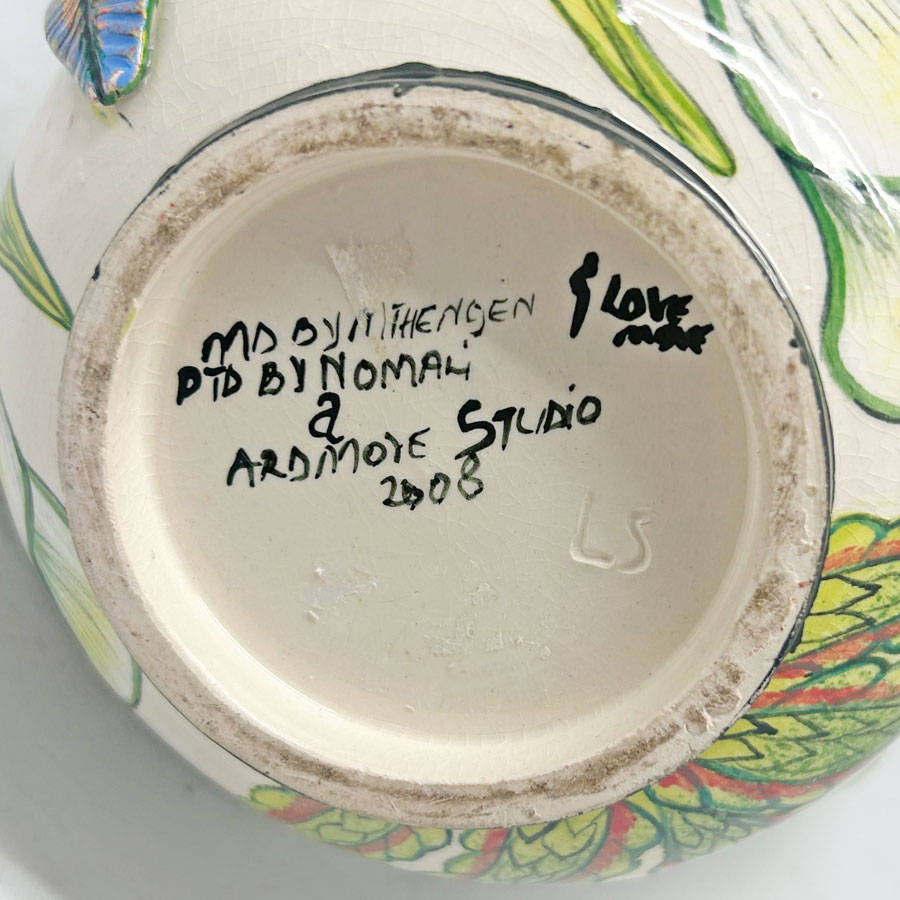 Ardmore Hand Painted Zebra Coffee Pot Mthengen 2008
