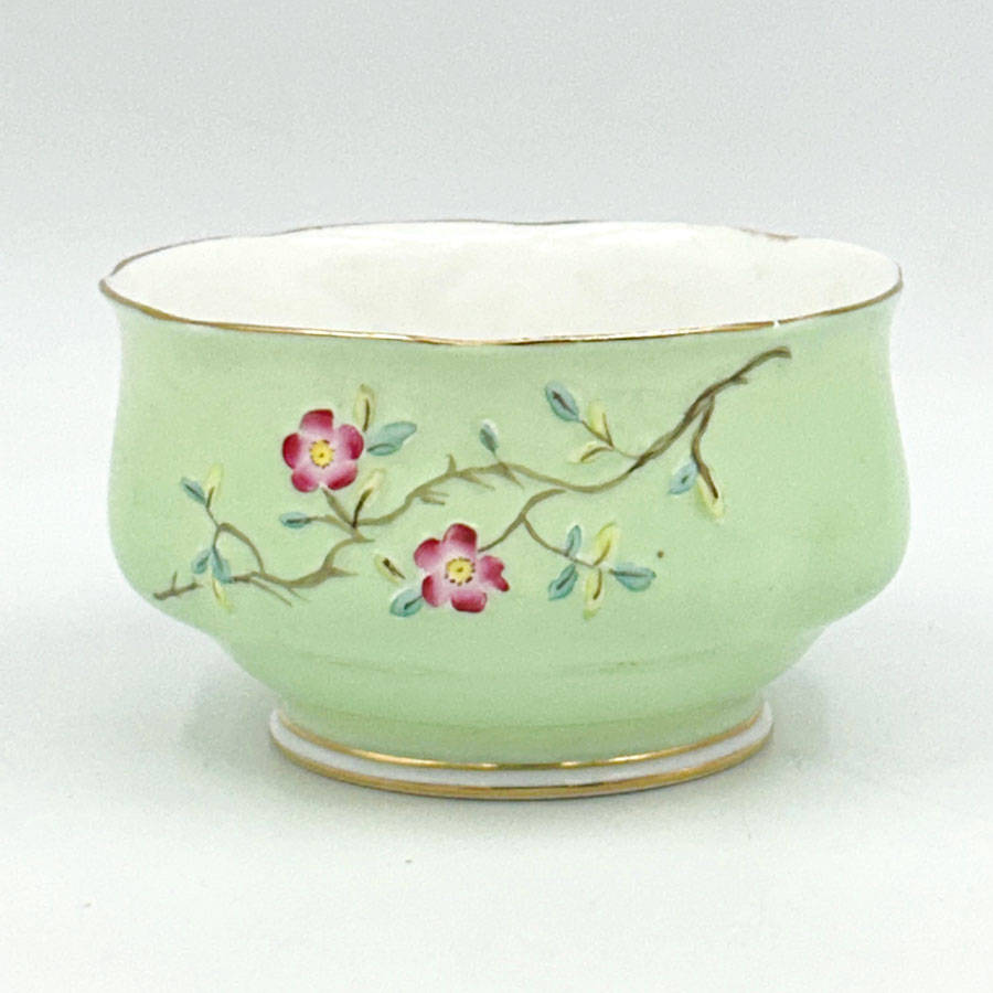 Royal Albert Solid Floral Handle Apple Blossom Tea Sugar Bowl 86594