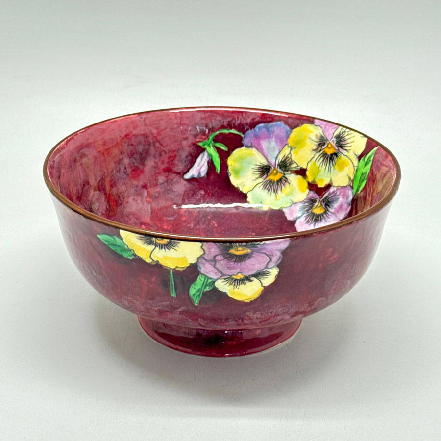 Royal Doulton Pansy Fruit Bowl D6402