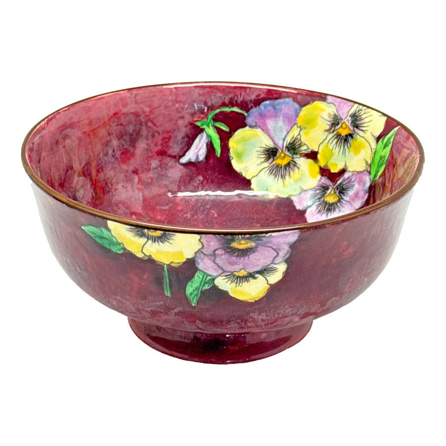 Royal Doulton Pansy Fruit Bowl D6402