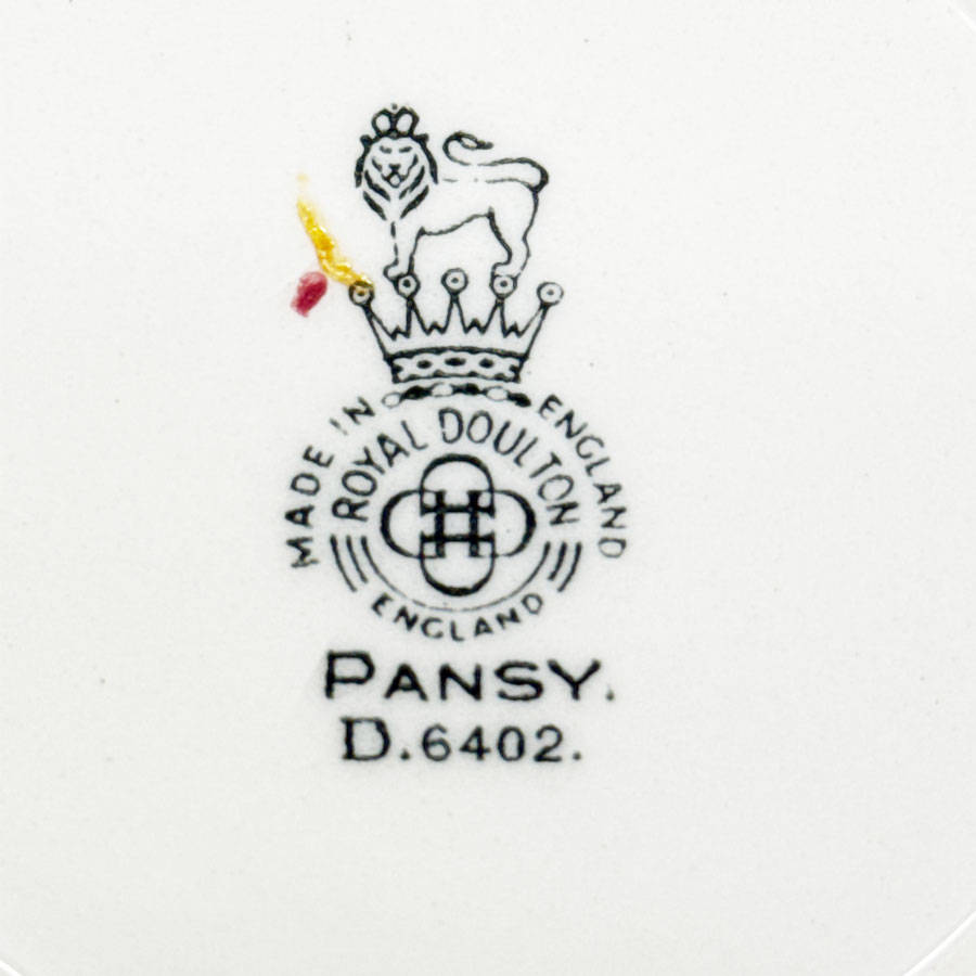 Royal Doulton Pansy Fruit Bowl D6402