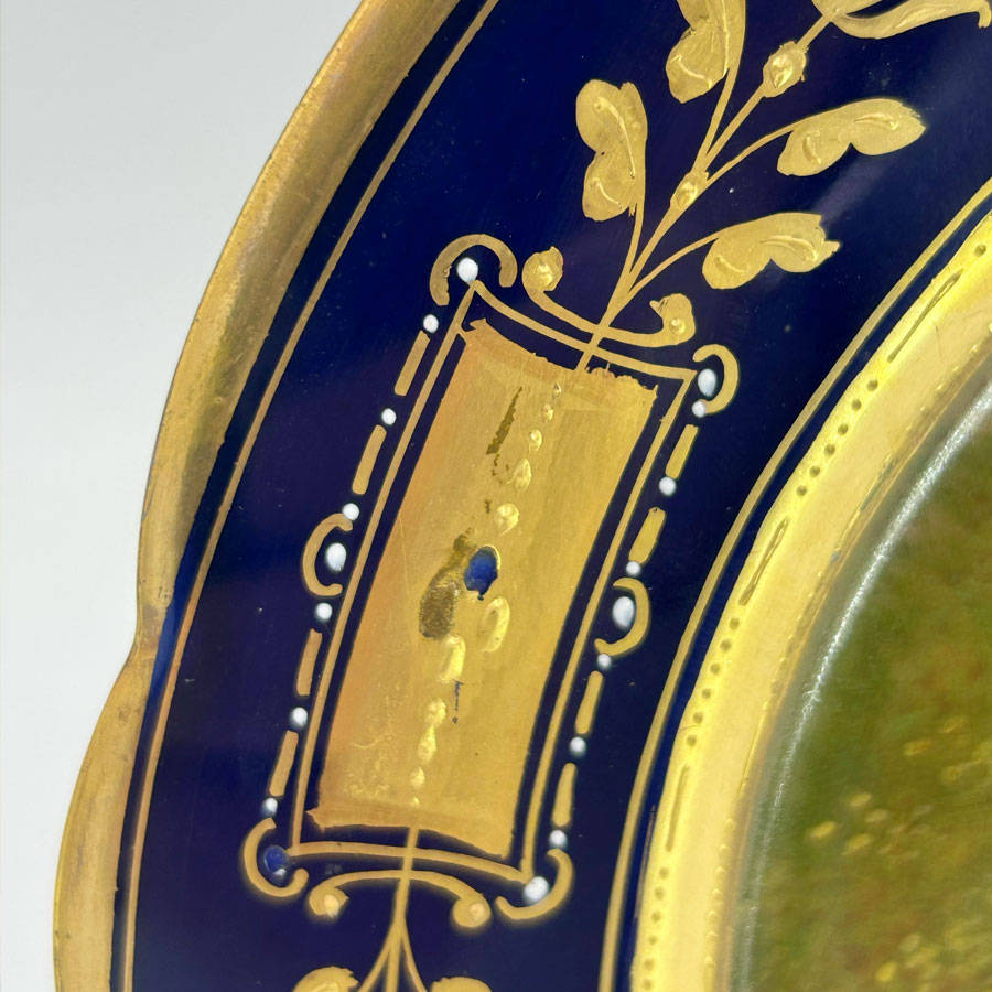 Royal Vienna Porcelain Cabinet Plate Signed Riemor Constantino 19th