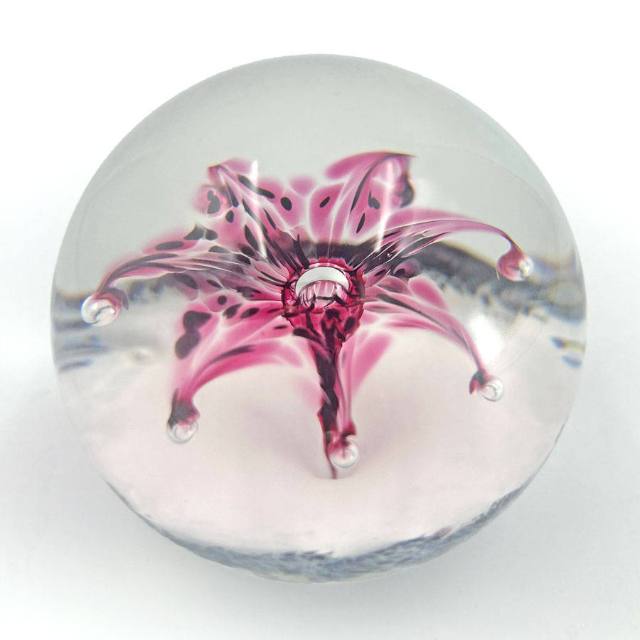 Selkirk Scotland Firecracker Art Glass Paperweight 1997