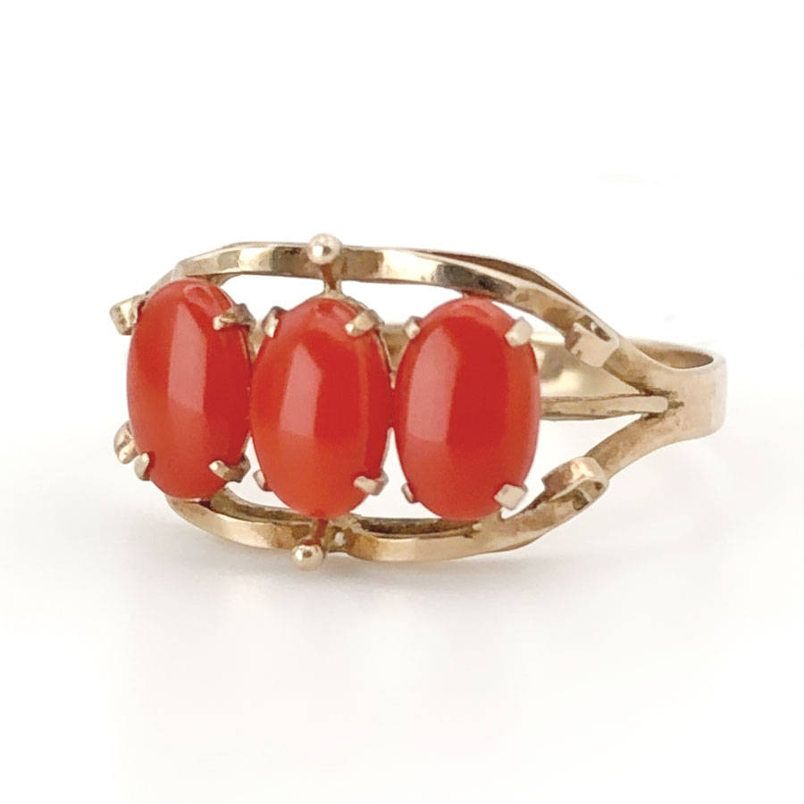 14k Rose Gold Carnelian Ring