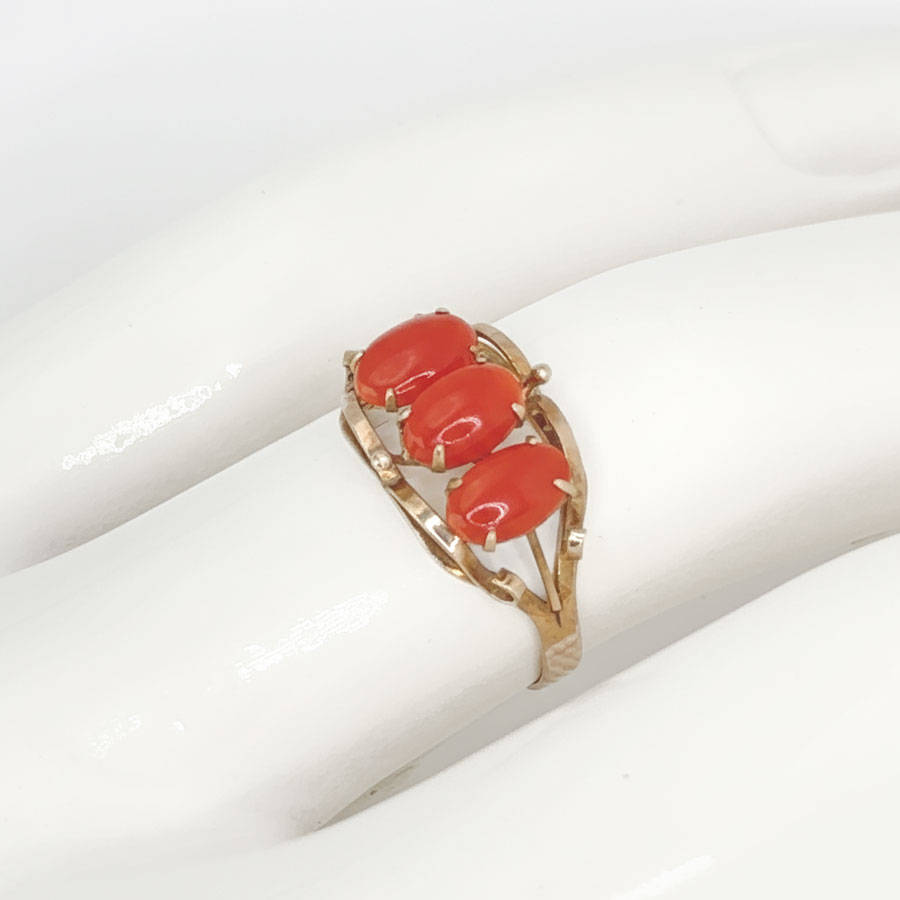 14k Rose Gold Carnelian Ring