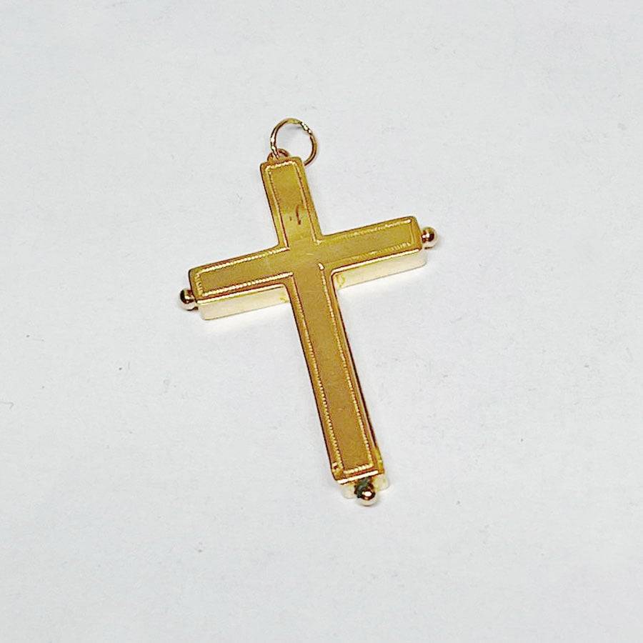 18ct Gold Hinged Crucifix Pendant