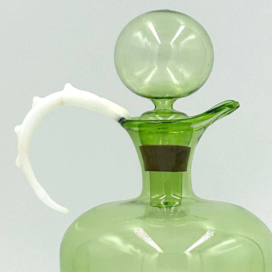 Art Deco Bimini Lauscha Dancer Glass Decanter Set Austria 1920