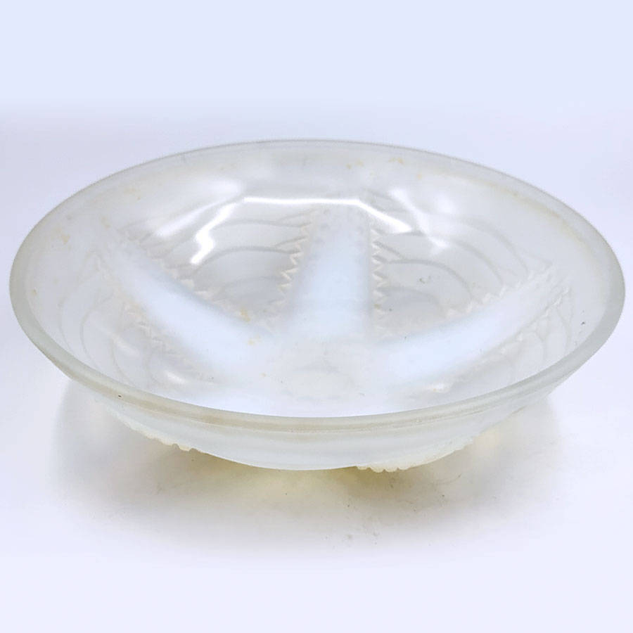Art Deco Opalescent Glass French Starfish Bowl C1930