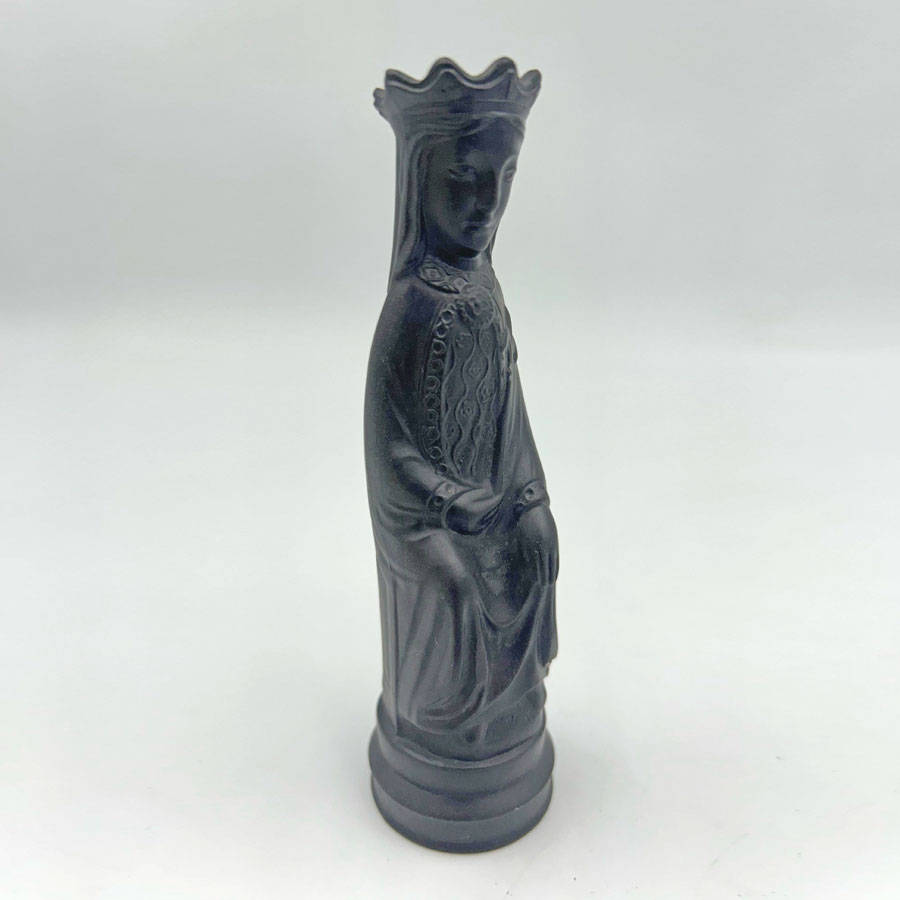 Black Wedgewood Basalt Chess Figurines King & Queen Machin Chess Pieces England