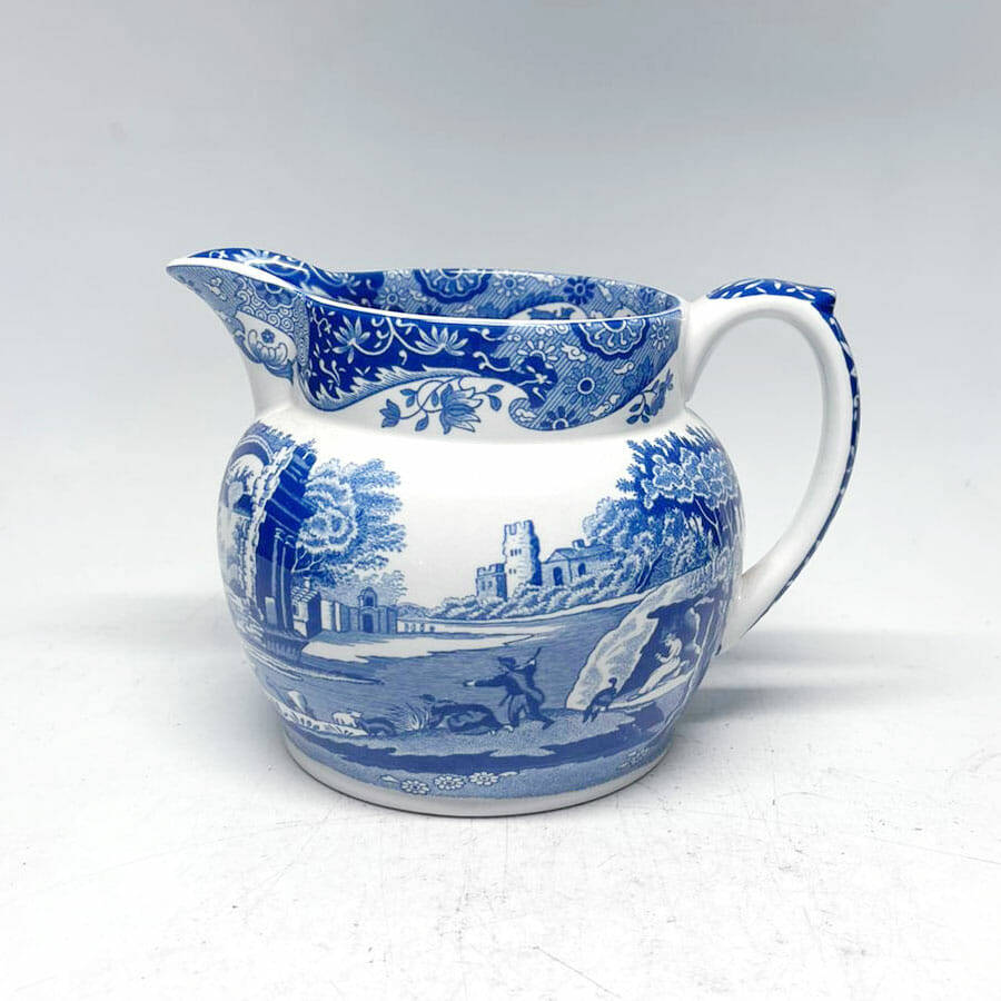 Blue Italian Spode Milk Jug 10.5cm