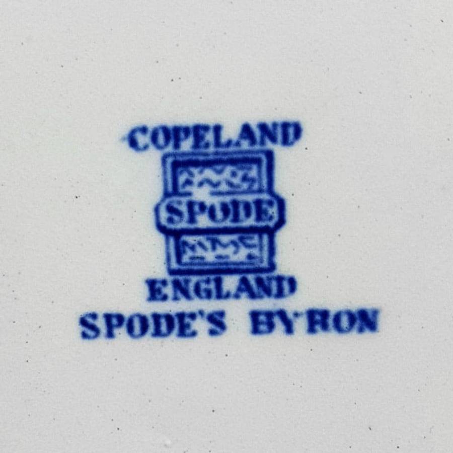 Copeland Spode Blue Byron Entree Plate