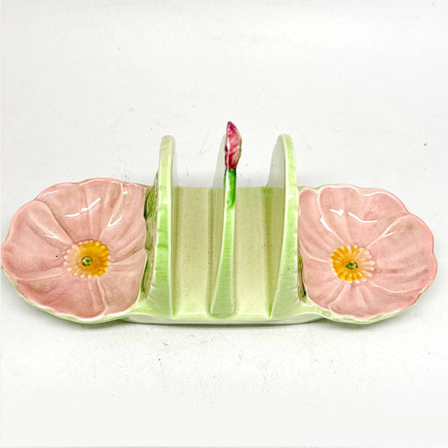 Carlton Ware Toast Rack Pink Buttercup